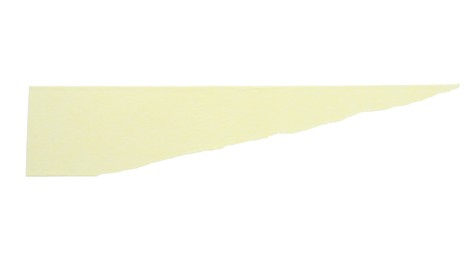 Photo of Strip of masking tape isolated on white, top view