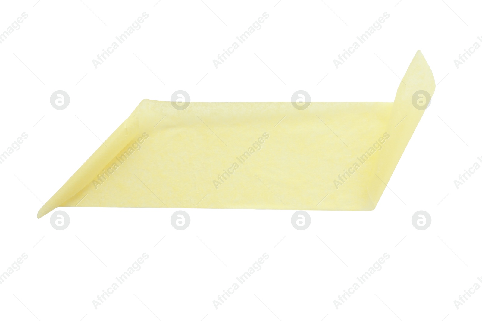 Photo of Strip of masking tape isolated on white, top view