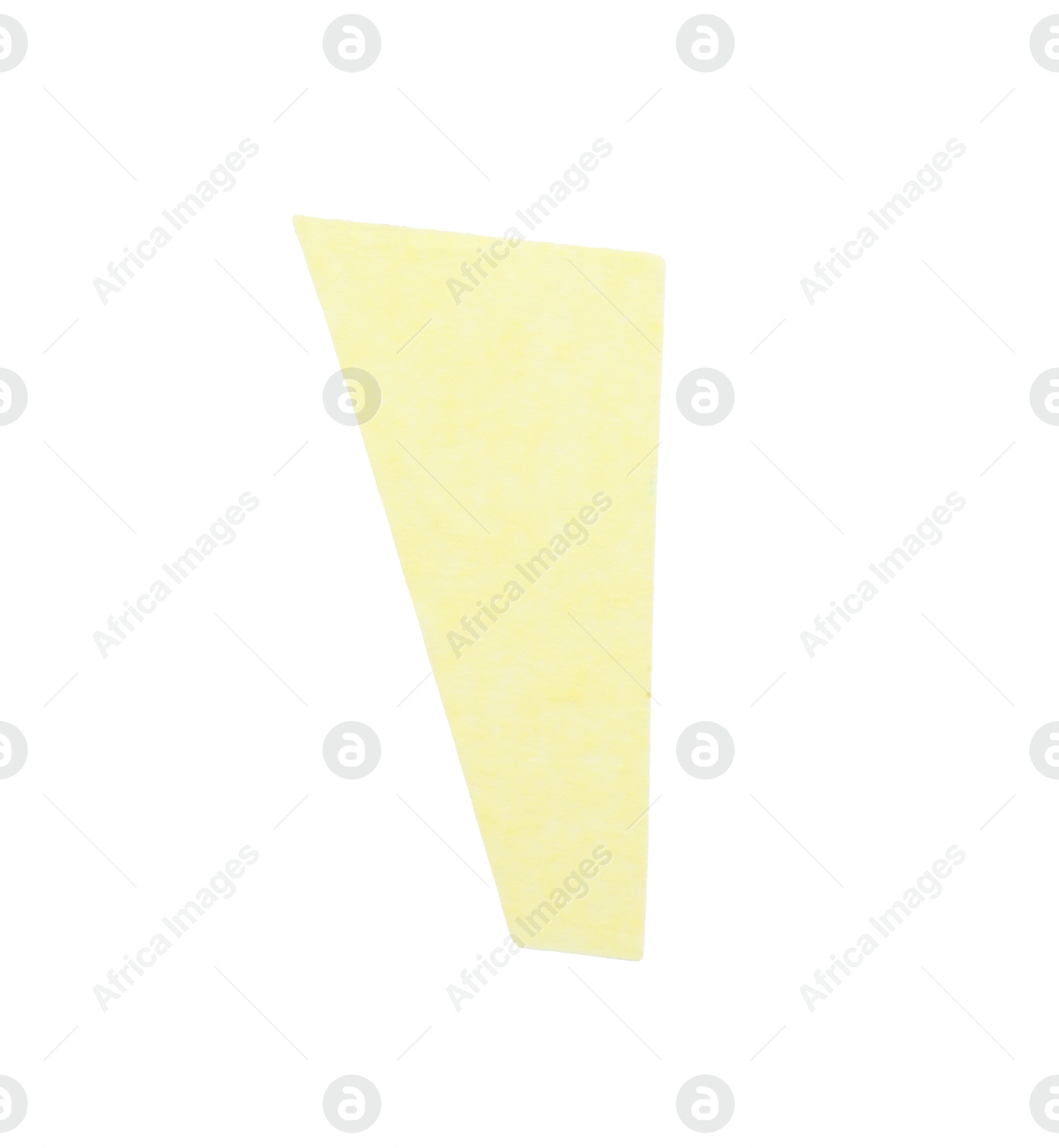 Photo of Strip of masking tape isolated on white, top view