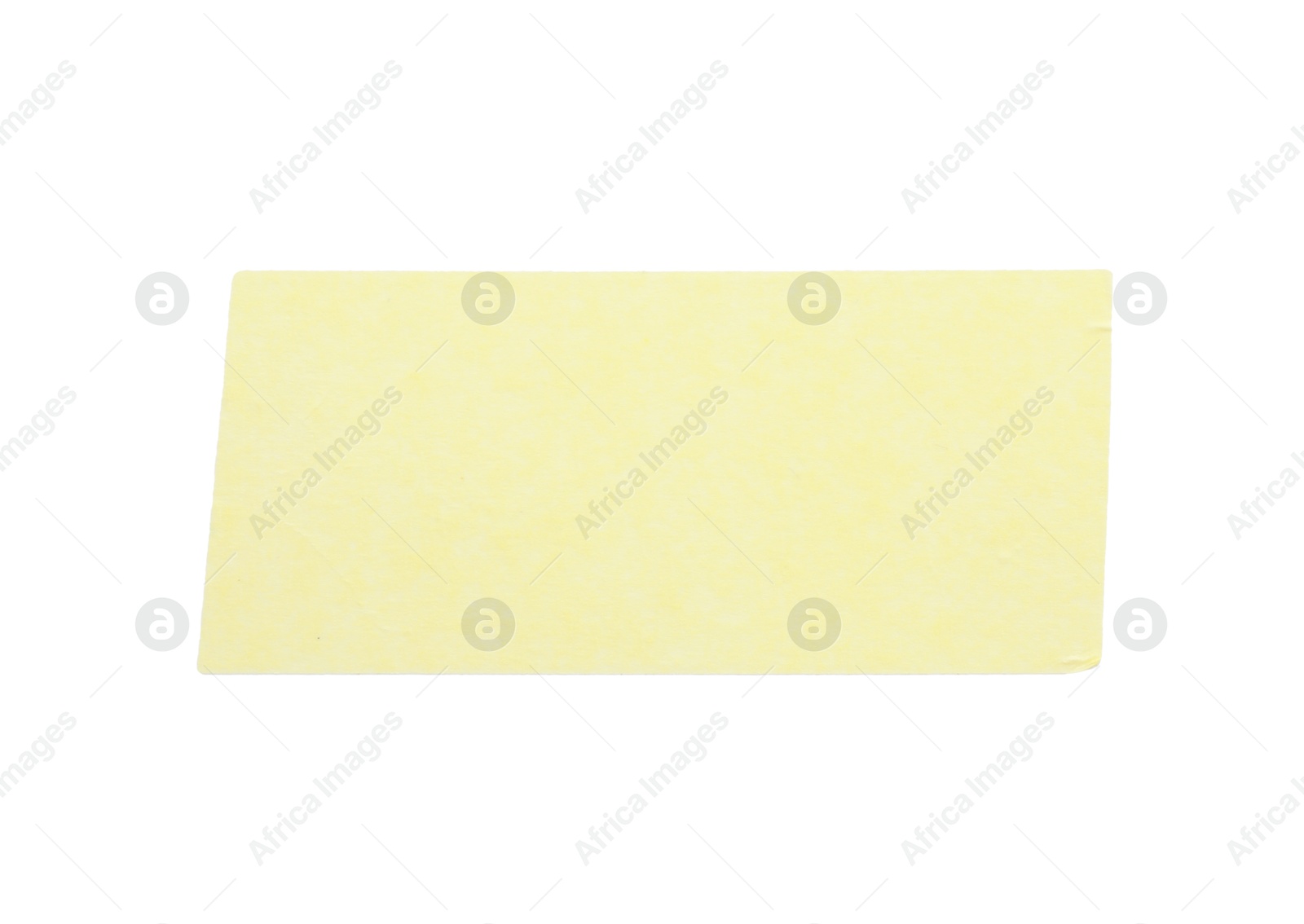 Photo of Strip of masking tape isolated on white, top view