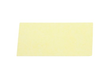 Photo of Strip of masking tape isolated on white, top view