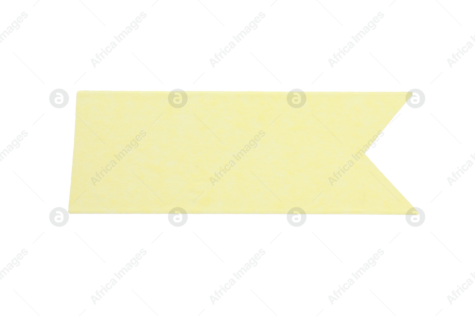 Photo of Strip of masking tape isolated on white, top view