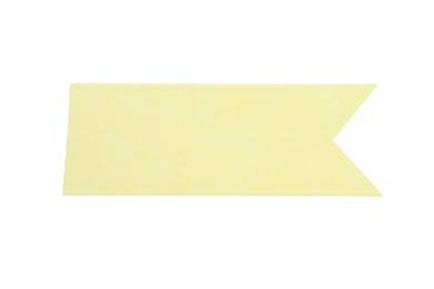 Photo of Strip of masking tape isolated on white, top view