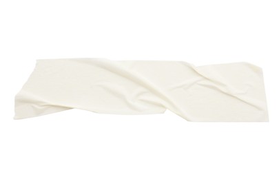 Photo of Strip of masking tape isolated on white, top view