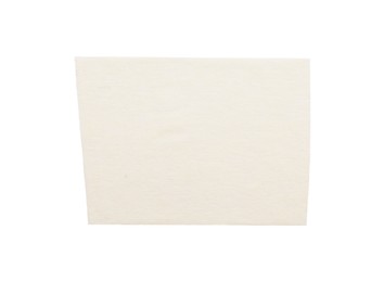 Photo of Strip of masking tape isolated on white, top view