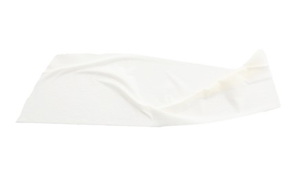 Photo of Strip of masking tape isolated on white, top view