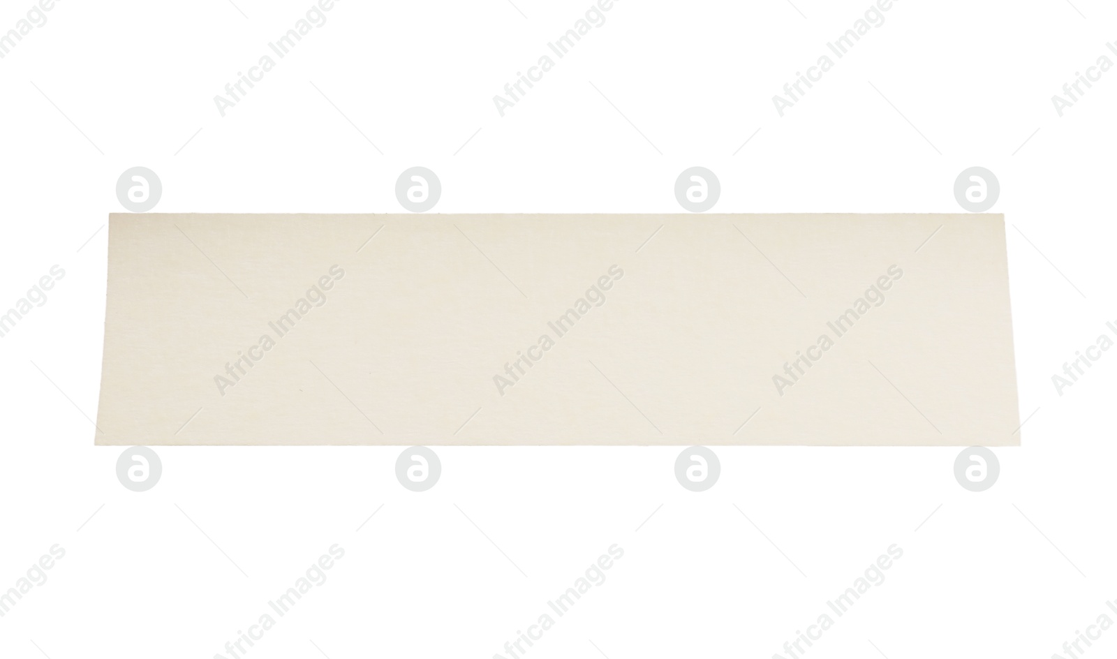 Photo of Strip of masking tape isolated on white, top view