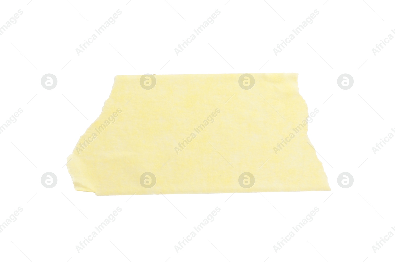 Photo of Strip of masking tape isolated on white, top view