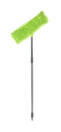 Microfiber mop isolated on white. Cleaning equipment