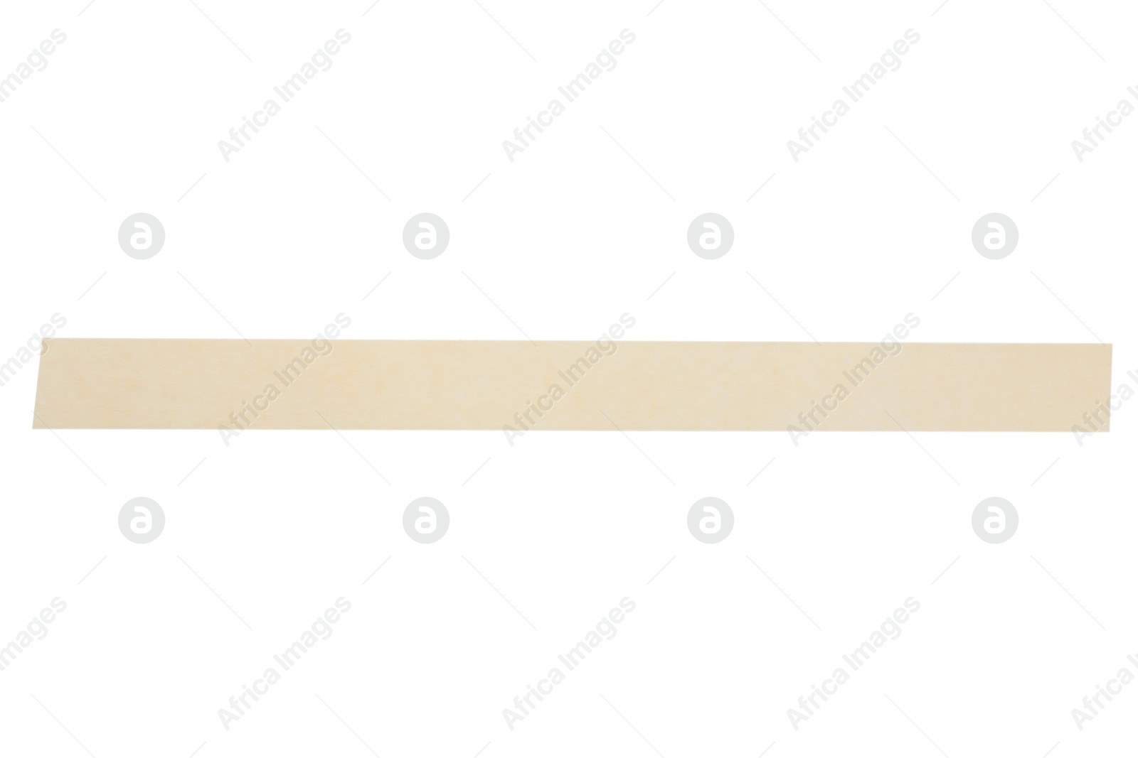 Photo of Strip of masking tape isolated on white, top view