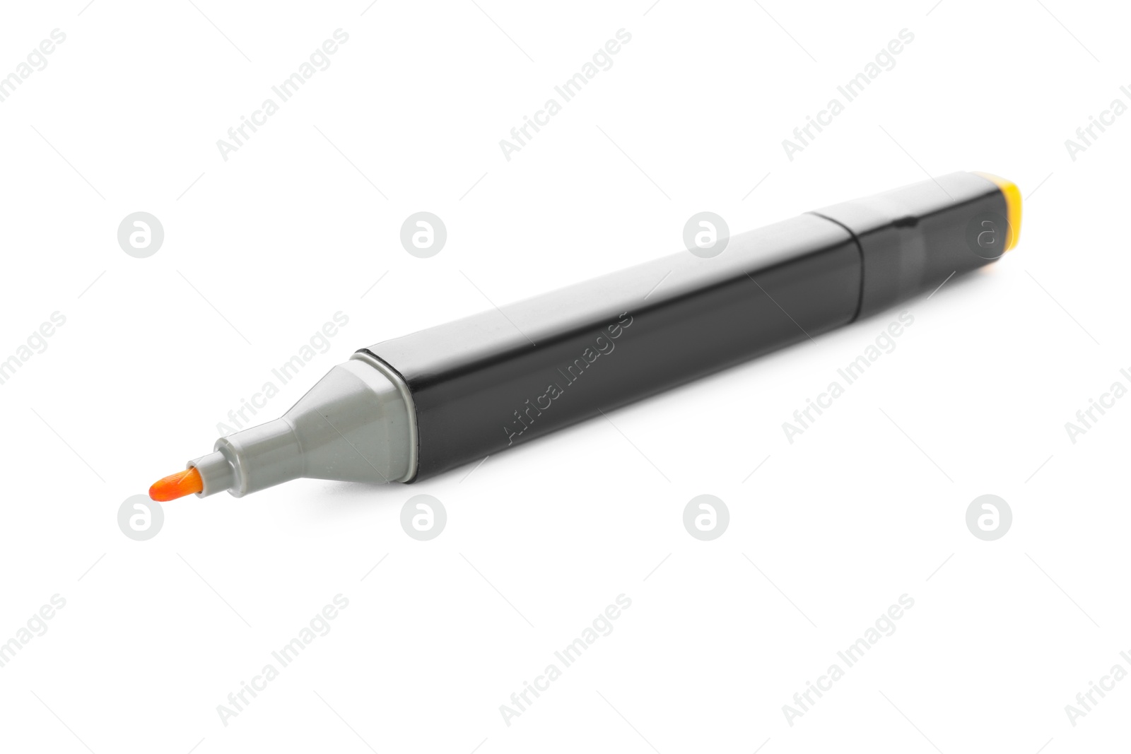 Photo of One double sided marker isolated on white