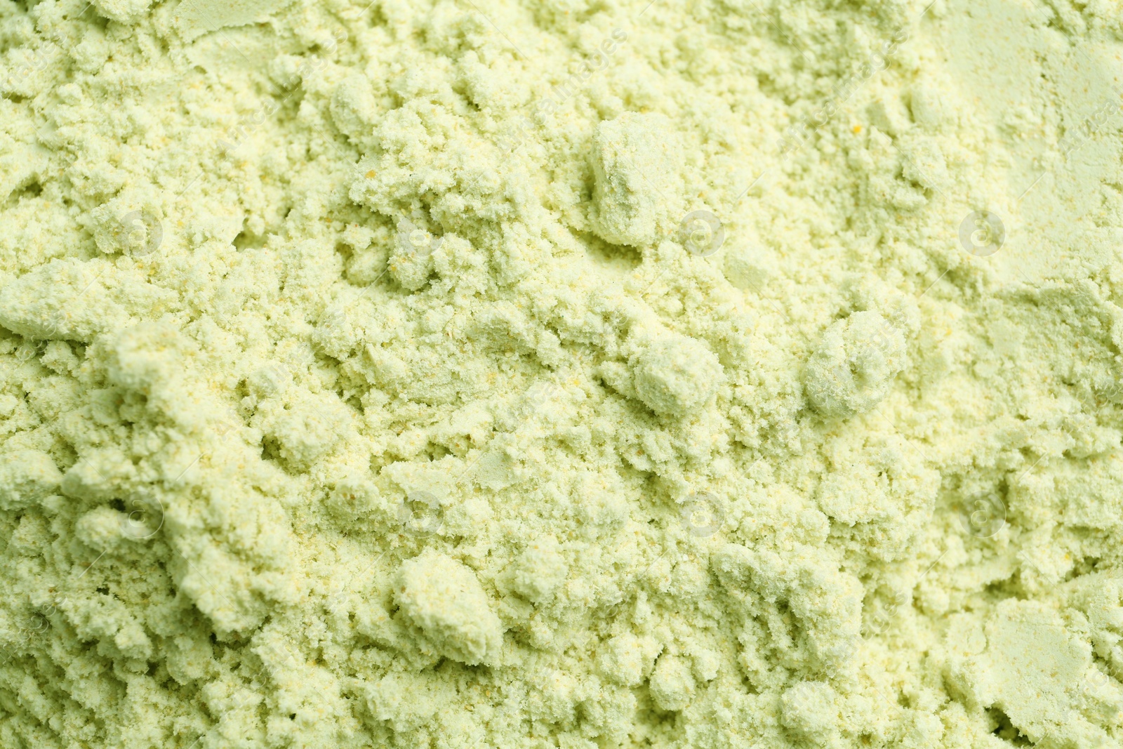 Photo of Dry wasabi powder as background, above view