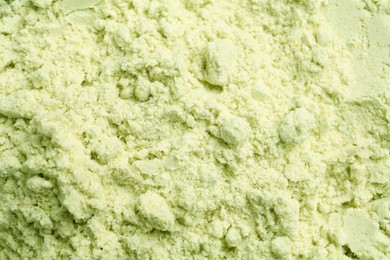 Photo of Dry wasabi powder as background, above view