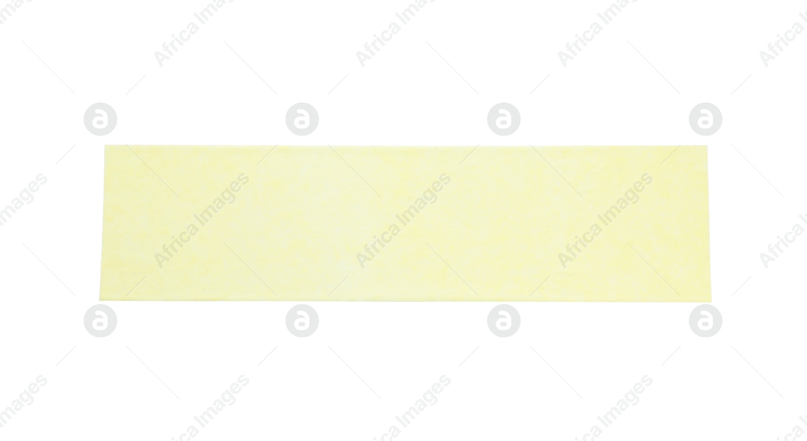 Photo of Strip of masking tape isolated on white, top view