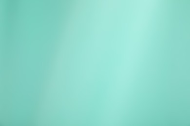 Photo of Turquoise gradient background. Abstract color backdrop for design