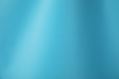 Photo of Light blue gradient background. Abstract color backdrop for design