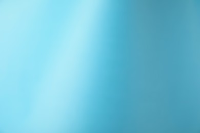 Photo of Light blue gradient background. Abstract color backdrop for design