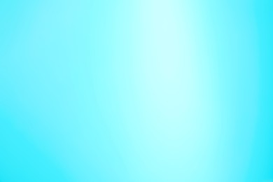 Photo of Light blue gradient background. Abstract color backdrop for design