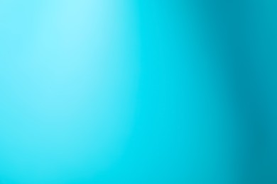 Photo of Light blue gradient background. Abstract color backdrop for design