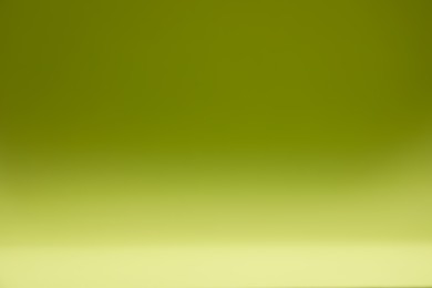 Photo of Olive gradient background. Abstract color backdrop for design