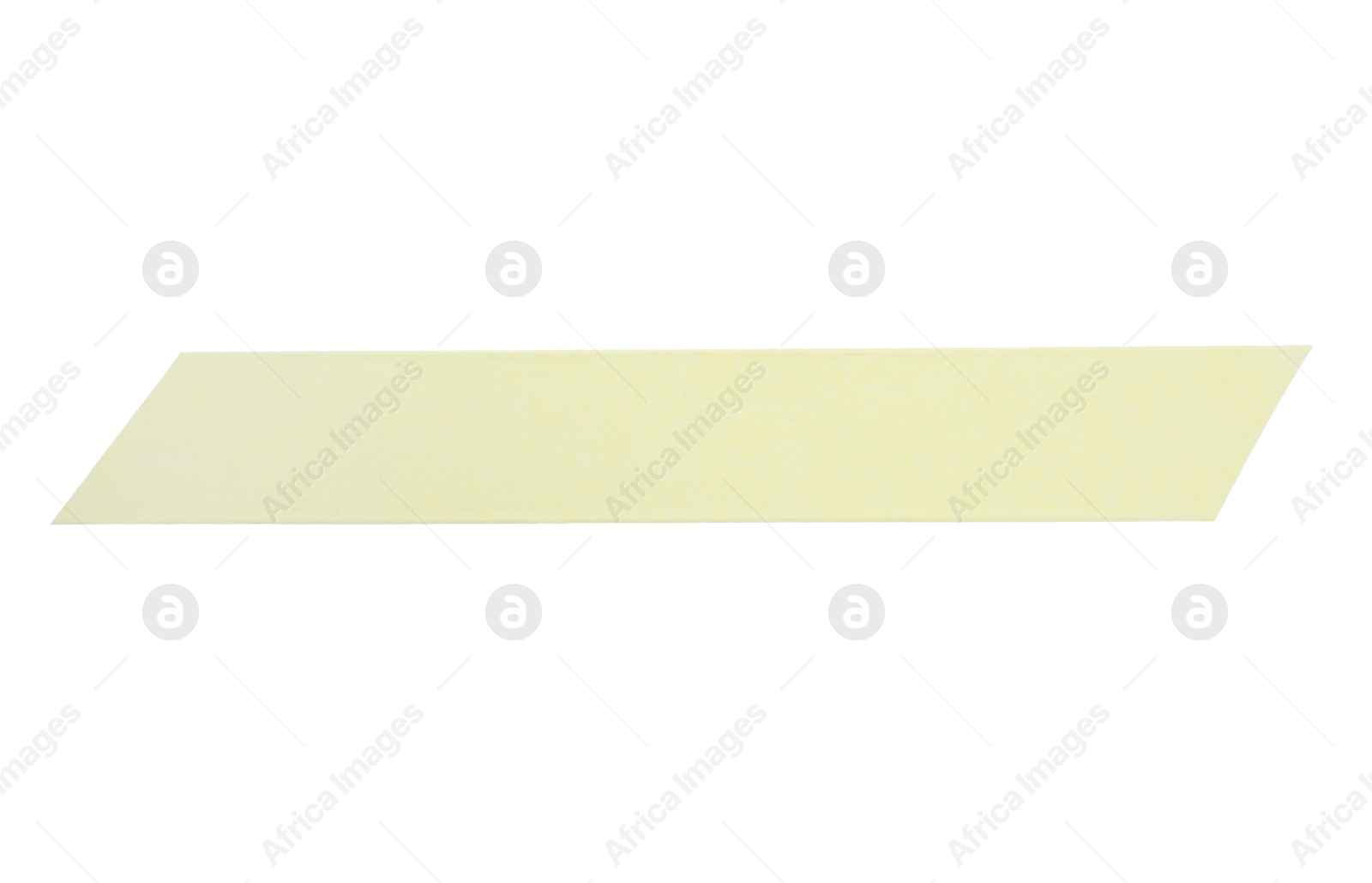 Photo of Strip of masking tape isolated on white, top view