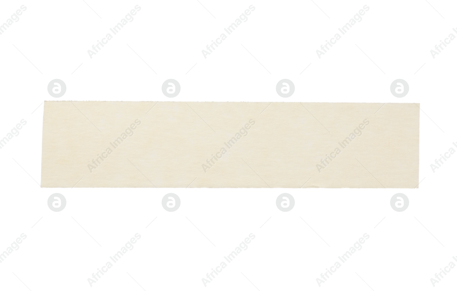 Photo of Strip of masking tape isolated on white, top view