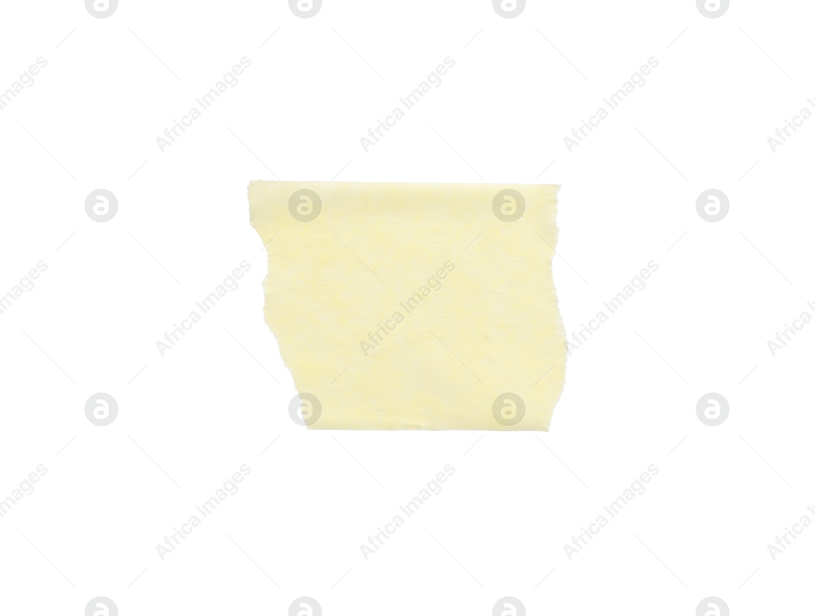 Photo of Strip of masking tape isolated on white, top view