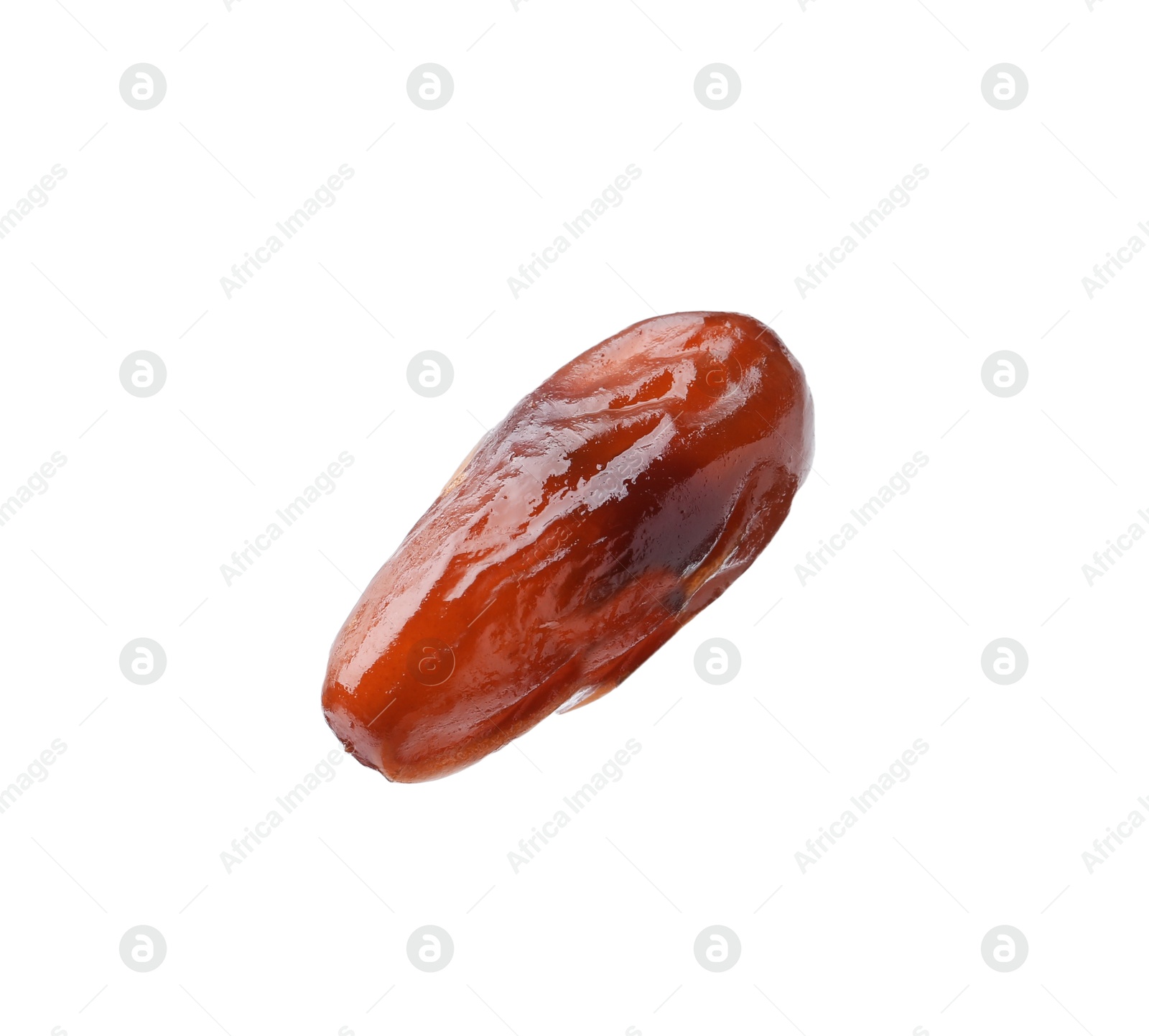 Photo of Tasty sweet dried date isolated on white