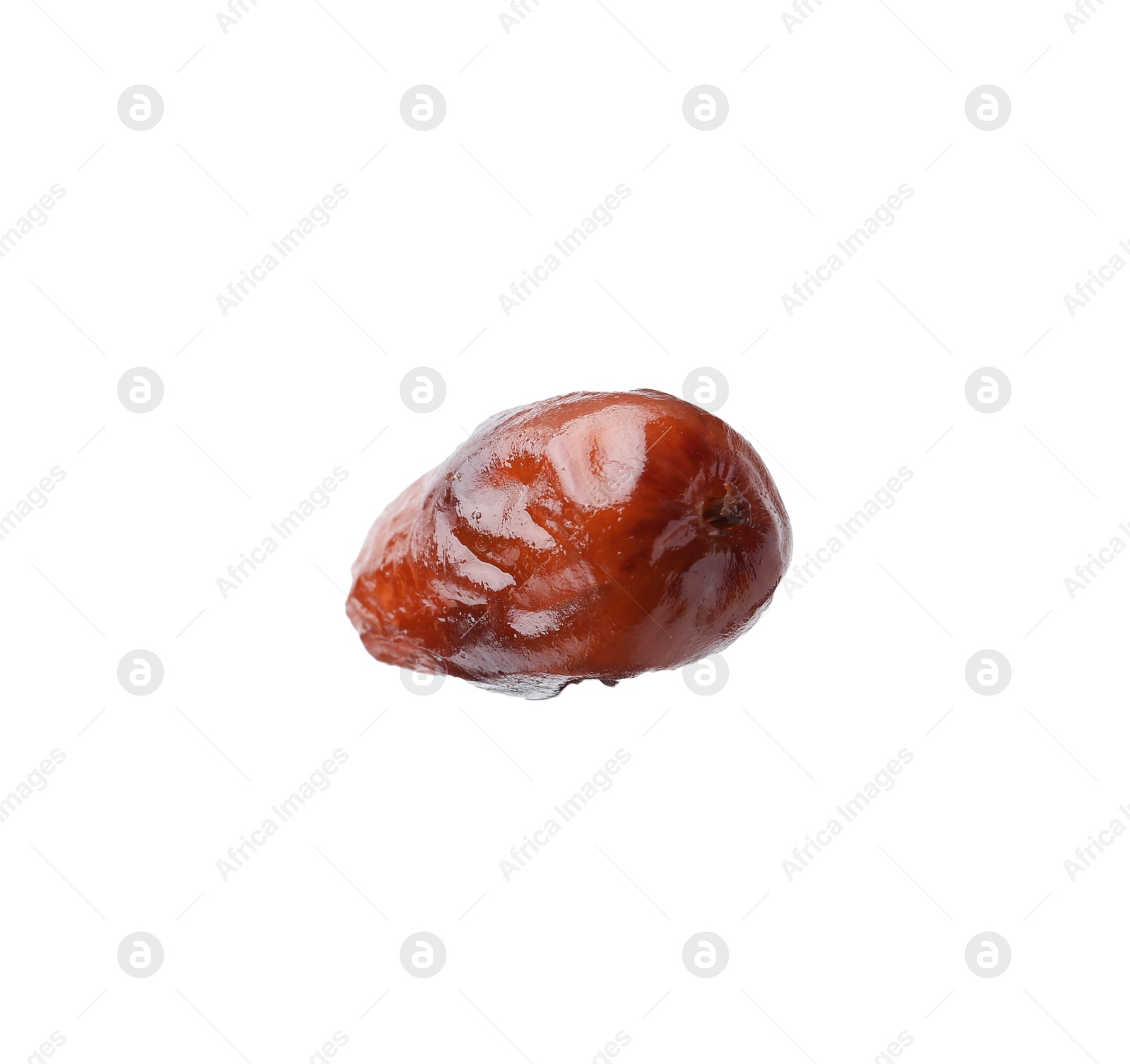 Photo of Tasty sweet dried date isolated on white