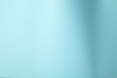 Photo of Light blue gradient background. Abstract color backdrop for design