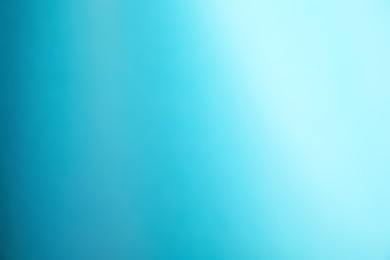 Photo of Light blue gradient background. Abstract color backdrop for design