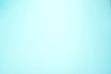 Photo of Light blue gradient background. Abstract color backdrop for design