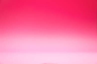 Photo of Bright pink gradient background. Abstract color backdrop for design