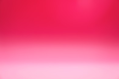 Photo of Bright pink gradient background. Abstract color backdrop for design