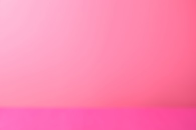 Photo of Bright pink gradient background. Abstract color backdrop for design