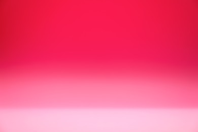 Photo of Bright pink gradient background. Abstract color backdrop for design