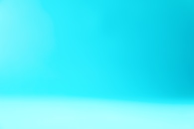 Photo of Light blue gradient background. Abstract color backdrop for design