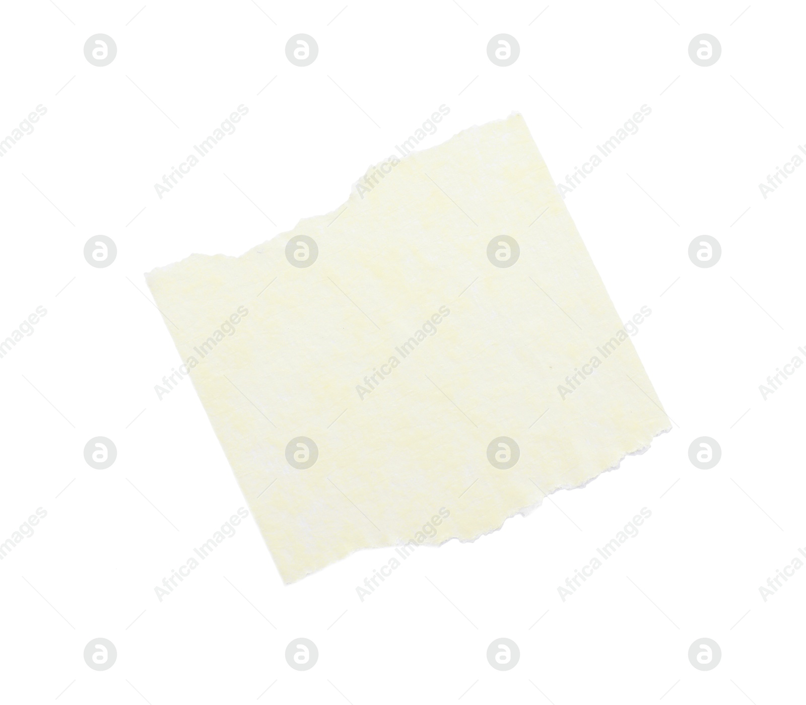 Photo of Strip of masking tape isolated on white, top view