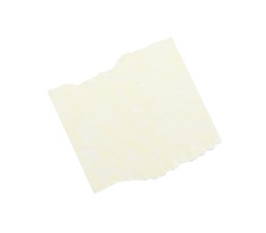 Photo of Strip of masking tape isolated on white, top view