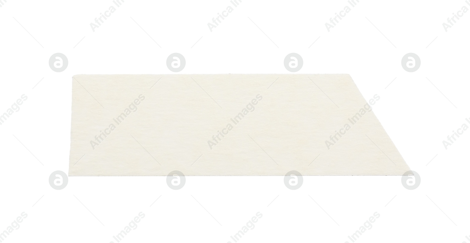 Photo of Strip of masking tape isolated on white, top view