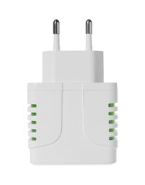 Photo of USB power adapter (charger) isolated on white