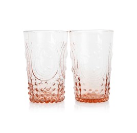 Photo of Two empty clean glasses isolated on white