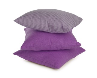 Image of Pillows in magenta color isolated on white