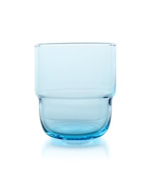 Photo of One empty clean glass isolated on white