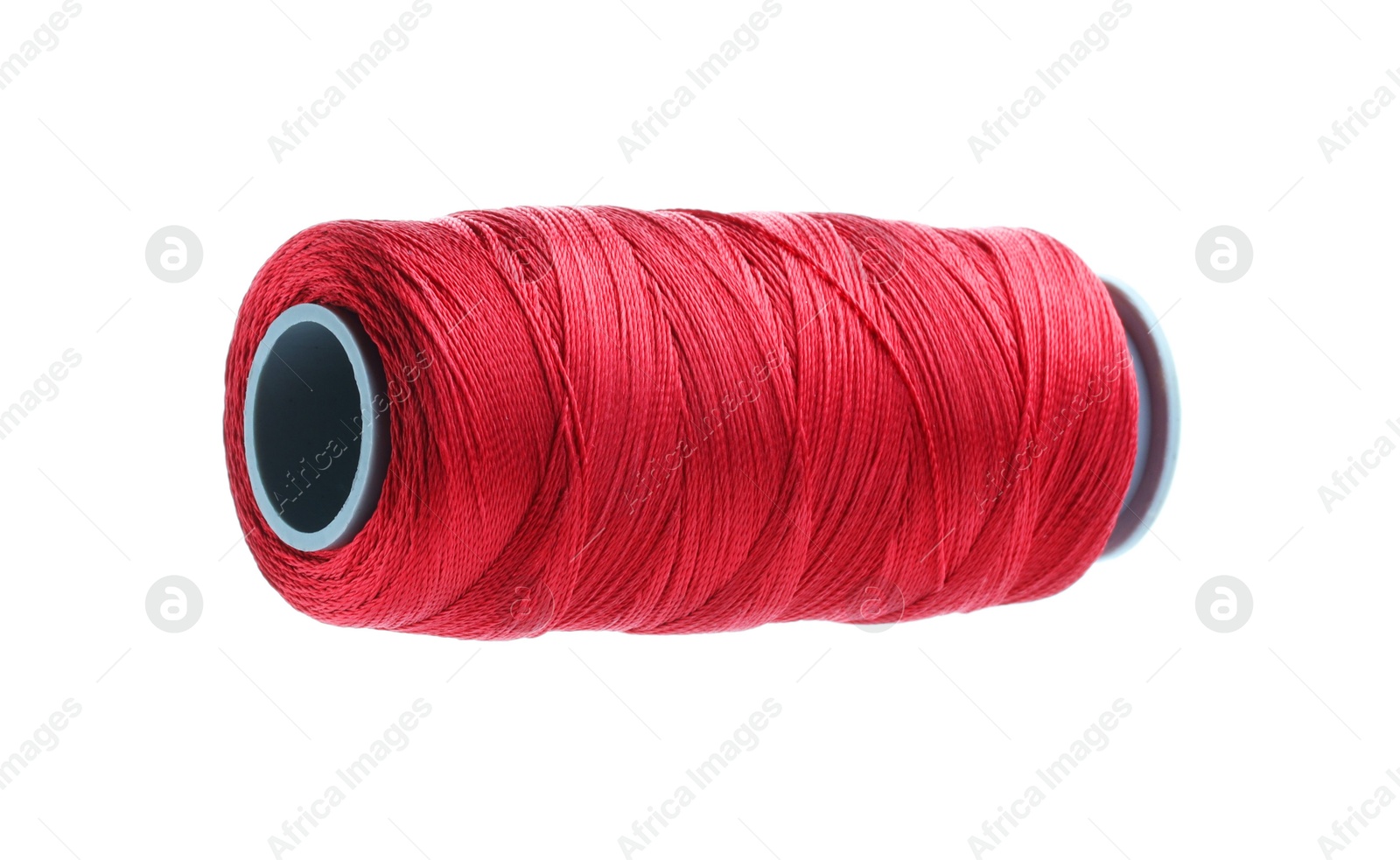 Photo of One spool of sewing thread isolated on white