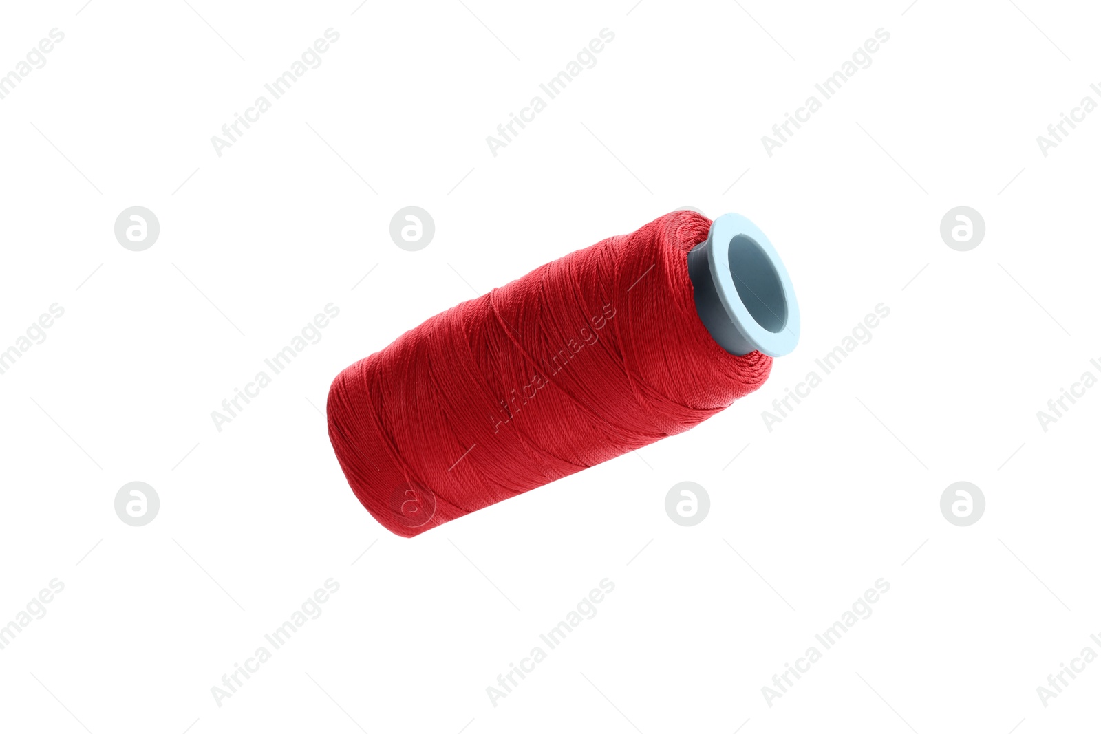 Photo of One spool of sewing thread isolated on white