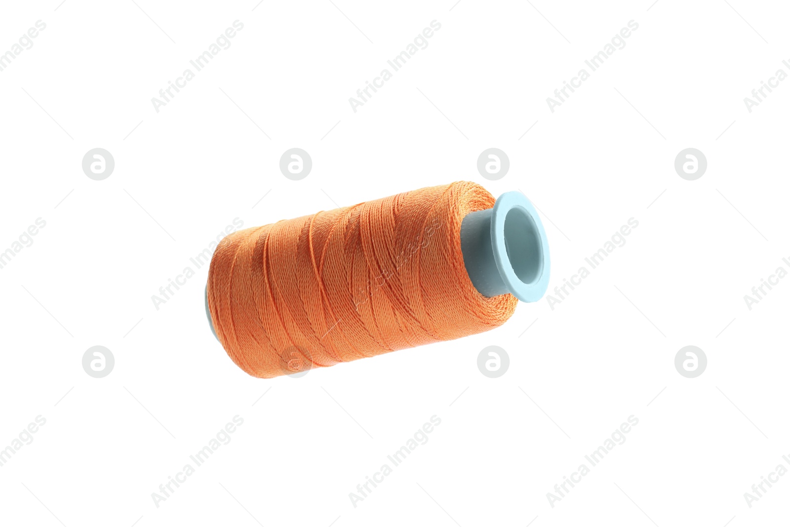 Photo of One spool of sewing thread isolated on white