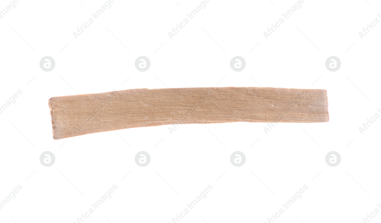 Photo of One palo santo stick on white background