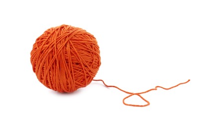 Photo of One ball of yarn isolated on white