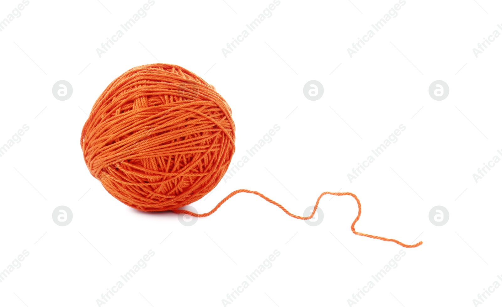 Photo of One ball of yarn isolated on white